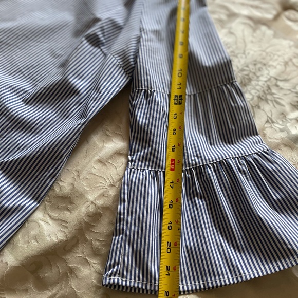 Como Blue Pullover Blouse Thin Blue|White Stripes - Picture 7 of 9